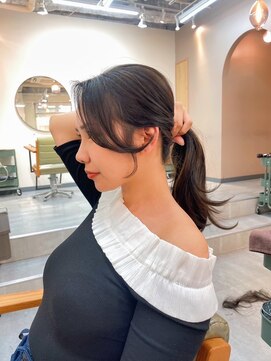 ロウバイレボ 柏(lou by revo) ミディアム/韓国風/レイヤーカット/顔回りカット/柏駅