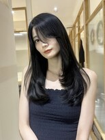 トッカ 赤羽アネックス店(tocca)&nbsp;韓国/前髪/黒髪/小顔/レイヤーカット/ネビージュ/顔周りカット