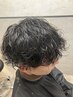 メンズカット＋波巻パーマ　￥7000