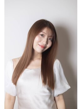 ミューテ(Mu-te)の写真/クセや広がりでお悩みの方に！人気の縮毛矯正は、ナチュラルな仕上がりで理想のストレートヘアに♪