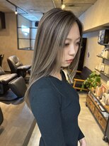 サニー 渋谷(SUNNY) バレイヤージュ、ハイライト、レイヤーカット、グレージュ