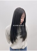 【韓国ヘア/レイヤーカット/オリーブグレージュ】