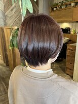 ヘアードレスビュー(hair dress V.I.E.W)&nbsp;ショート×バーガンディーカラー