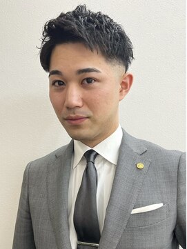 アイヴィー 池袋(IVY) 池袋就活におすすめアップバング◎[池袋メンズ美容室］