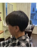 ツーブロック刈り上げマッシュ