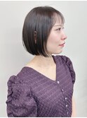＊内巻きボブ顎ラインボブぱっつんボブ切りっぱなしボブ軽めボブ