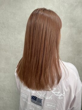 ルノン シェリー(LUNON cheliy) アプリコットオレンジくびれヘアハイライトカラー熊本