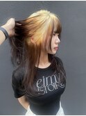 レイヤーカット/ウェットヘア/デザインカラー[梅田駅/中崎町駅]