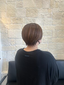 ヴァン カウンシル 川口店(VAN COUNCIL) オレンジベージュイヤーショート【東川口　艶カラー】