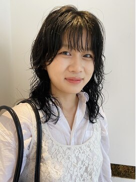 ビファインクーアヴェダ(Be fine coo AVEDA) お顔周りのカットも可愛く！レイヤーパーマ