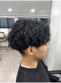 無造作パーマ