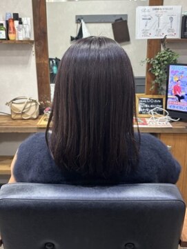 冬のトワイライトカラー×ボブ【カミケン清明店/福島】