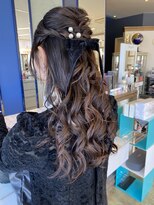 コワファースト 大分(COIFF1RST) パーティーヘア/セット/ハーフアップ/巻髪