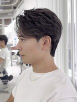 リヴ オオサカ(LIV OSAKA)&nbsp;リバースセンターパートニュアンスパーマフェザーショート