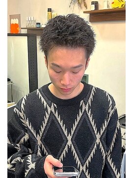 スナッグルサロン(SNUGGLE SALON) スパイキーショートピンパーマアクティブショートツイストパーマ