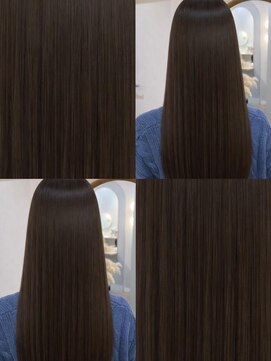 アンド ラ ブランシュ(&.La Blanche) イメチェン/ピンクベージュ/アンブレラカラー/大宮