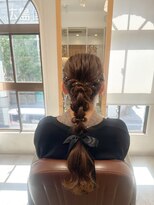 チュール バイ ラランジェ 横川店(ture by LARANJE)&nbsp;編みおろし×リボン
