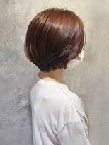 ヘアーサロンソシエ 錦糸町店&nbsp;バーントオレンジ　ショートボブ