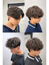 一番人気のメニューは？【骨格矯正カット×最新メンズパーマ】で理想を実現！[広島駅/men's/メンズパーマ]