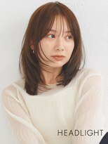 アーサス ヘアー コセ 五井店(Ursus hair cose by HEADLIGHT) 小顔似合わせミディアムレイヤー大人くびれハッシュカット韓国