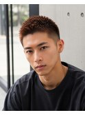 フェード×スパイキーショート束感ツイストスパイラルパーマ