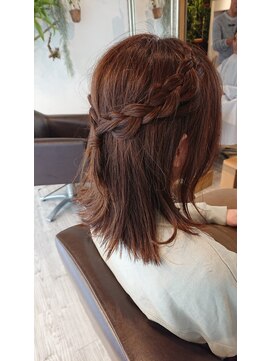 ウィービーパセリ atre川越店(WE BE PARSLEY) ハーフアップ編み込みアレンジ♪【担当 木村沙織】