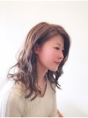大人可愛いこなれウェーブ♪