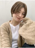 【mee.】ハセガワヒトシ　ネイビーマニッシュショート☆ 表参道