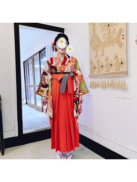 ハウスアンドヘアーワークス(House&Hair works) 袴の着付け