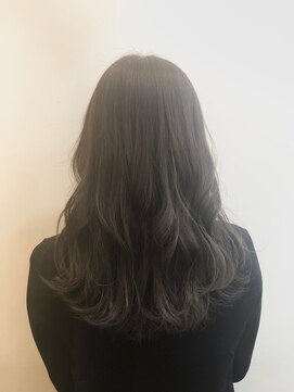 アズーア ヘアーアンドスパ(azure hair&spa) ブリーチ無しシルバーグレージュ