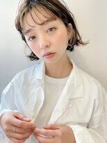 レトン 銀座(leton)&nbsp;オン眉/前髪短め/前髪カット/ニュアンスマッシュ[東銀座/銀座]