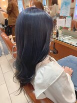 テトラ バイ ネオリーブ 横浜西口店(tetra by neolive)&nbsp;ブリーチで作るブルーブラック＊*