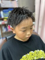 カットハウス パセリ&nbsp;お洒落キッズ☆ツイストパーマ☆　　<理容室>/メンズ/バーバー