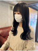 プルエクステ／黒髪ロング