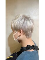 リエコー(RE'ECHO)&nbsp;ホワイトカラー/メンズカラー/メンズカット/ブリーチカラー