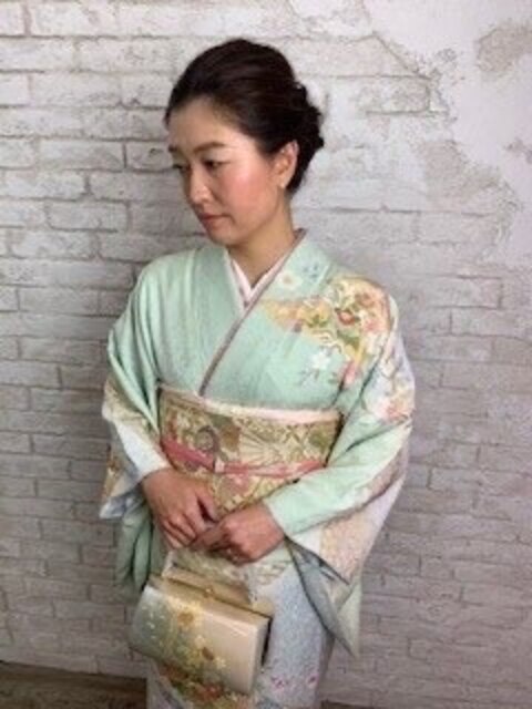 留袖ヘアセット結婚式アレンジヘアアレンジ池袋