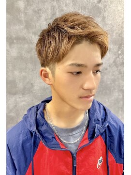 ブランチオム 大分大在店(branch homme) アップバングショート