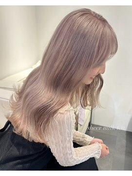 ベレーザ 渋谷(BELEZA) 4959グレーベージュミルクティーアッシュ韓国ハイトーンカラー