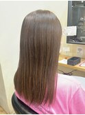 やわらかベージュ×髪質改善トリートメント