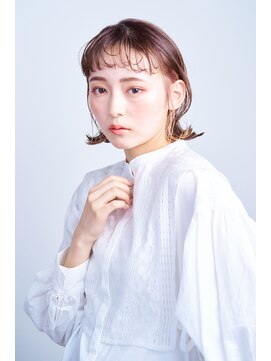 ユニックス ノクティプラザ溝口店(UNIX) 【UNIX溝口】抜け感エアリーボブシルキーベージュ