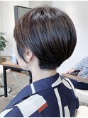 【 Ｉ. 】30代からの襟足すっきり前下がりショートボブ　川口