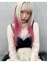 ラキングキョウト(LA KING KYOTO)&nbsp;10代20代30代韓国風裾カラーデザインカラー