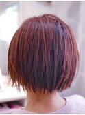 エアリー切りっぱなしボブ