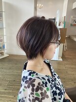 コワファースト 別府&nbsp;ボルドー×ショートスタイル