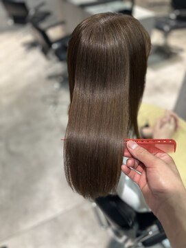 ソル 八王子(SOL) 縮毛矯正×ヌーディーベージュ