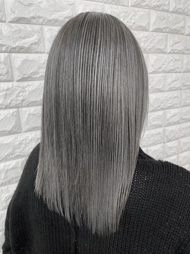 インパークス 綾瀬店(INPARKS) 前髪似合わせカット小顔カットウェーブミディアム外ハネボブ