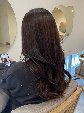 ピピバイヨーク(pipi, by yoke.) ダークブラウン/ロングウェーブ/艶髪