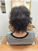 ショートウルフパーマ