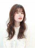 ゆるふわ韓国風モテ髪ロングパーマ