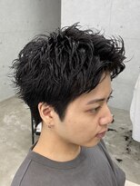 エデアンルクラ 下通(EDEAN Leclat)&nbsp;熊本メンズパーマ スパイキーショート MEN'S HAIR